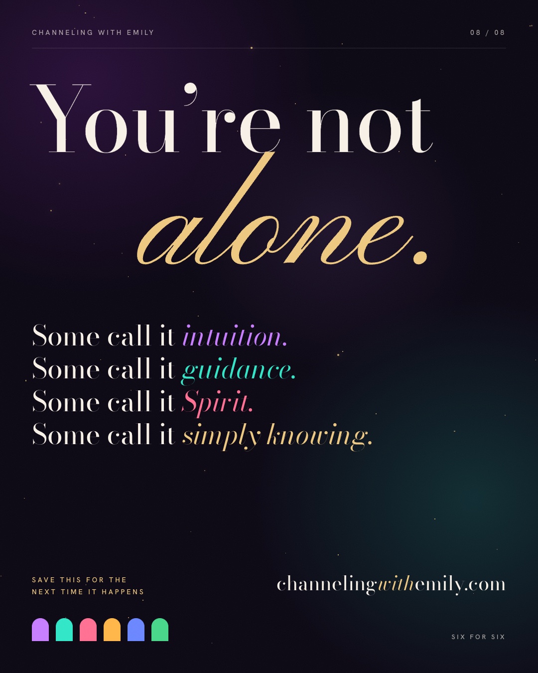 You're not alone. Some call it intuition, guidance, Spirit, simply knowing.